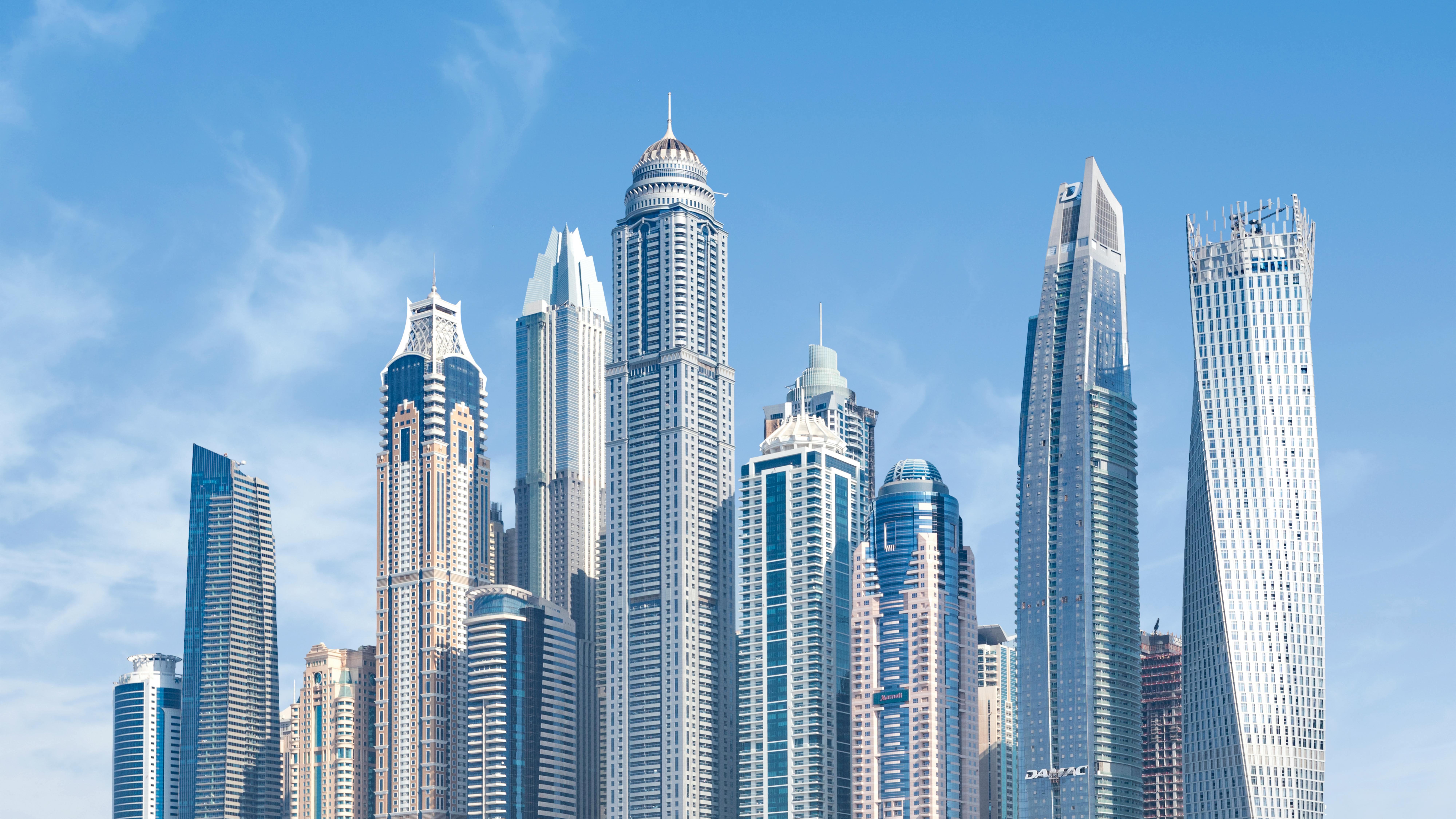 Dubai skyline, United Arab Emirates